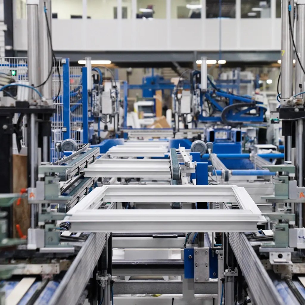 Window Being Pushed Down in Window Factory