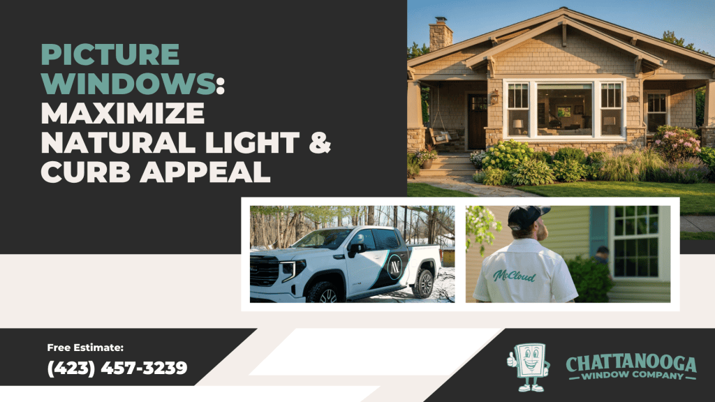 Picture Windows Maximize Natural Light & Curb Appeal - Blog post thumbnail