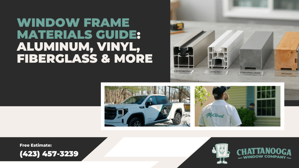 Window Frame Materials Guide Aluminum, Vinyl, Fiberglass & More - Blog post thumbnail